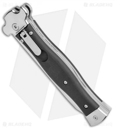 AGA Campolin Zero Reverse Tanto Leverlock Auto Knife Smooth Black G-10 (3.75") - Image 2