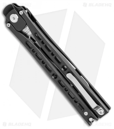 Artisan Cutlery Kinetic-Tool Automatic Butterfly Tool Black Titanium (4" SW) - Image 3