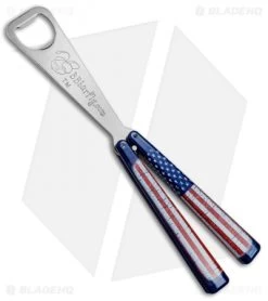 BB Barfly Bottle Opener Butterfly Trainer (Wild American Flag)