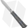 BRS Premium Replicant ALT Bali Butterfly Knife Gray G-10/Blue Ti (4.5" SW)