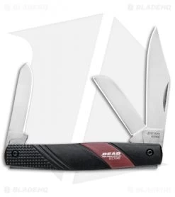 Bear Edge Stockman Traditional Slip Joint Knife Black (2.63" Satin) 61533