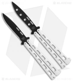 Bear & Son 2-Pack Butterfly Knife Special White (S115W + S115WTR)