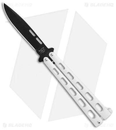 Bear & Son 2-Pack Butterfly Knife Special White (S115W + S115WTR) - Image 2