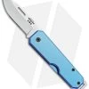 Bear & Son 110 Slip Joint Pocket Knife Blue Aluminum (2.4" Satin)