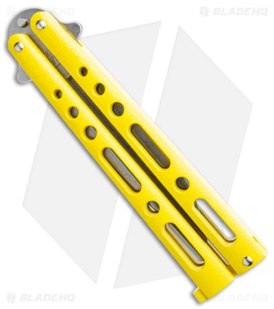 Bear & Son 117 Large Butterfly Knife Yellow (4" SW) 117YSW - Image 2