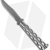 Bear & Son Clip Point Butterfly Knife Stainless Steel (4.1" Bead Blast) SS14