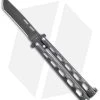 Bear & Son Large Butterfly Tanto Knife Galaxy (4" Black) 115TANGX