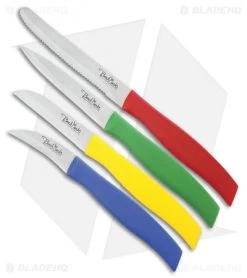 Benchmark 4-Piece Utility Kitchen Set Multi-Colored Polymer Handles