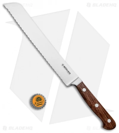Boker Heritage 8" Bread Kitchen Knife Walnut Wood - Image 4