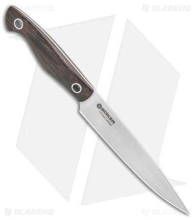Boker Vox Saga 6" Utility Kitchen Knife Grenadill Wood - Image 2