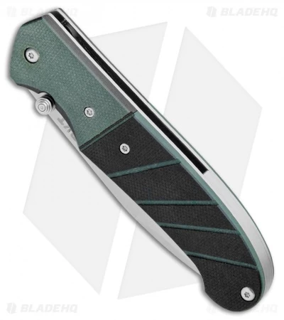 CRKT Ignitor Spring Assisted Knife Black & Green G10 (3.38" Satin) 6850 - Image 2