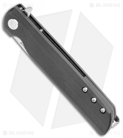CRKT LCK + Spring Assisted Liner Lock Knife Black GRN (3.3" Satin) 3801 - Image 2