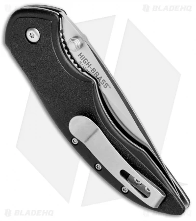 CRKT Ruger Knives High-Brass Spring Assisted Knife Black (3.2" Satin Serr) R2601 - Image 3