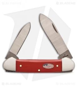 Case Cutlery American Workman Canoe Traditional Knife 3.625" Red (42131SS) 13455