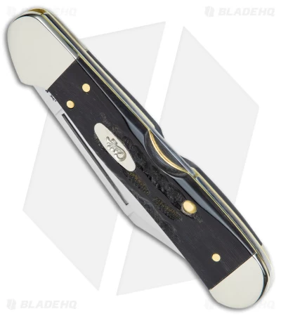 Case Cutlery Mini CopperLock Traditional Pocket Knife 3.625" Jigged Buffalo Horn - Image 2