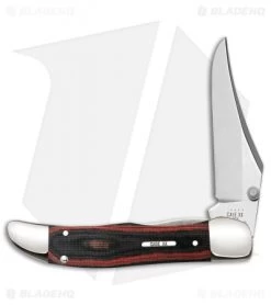 Case Knives Kickstart Assisted Opening Knife Black/Red Micarta (101265AC SS)