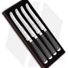 Case Cutlery Steak Knife Set 5" Smooth Ebony (M254) 11000