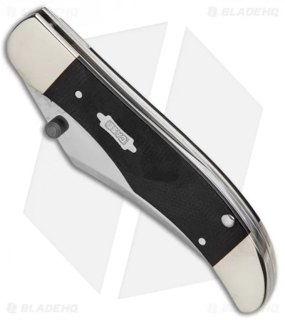 Case Kickstart Mid-Folding Hunter Assisted Knife Black Canvas (101265AC SS) - Image 2