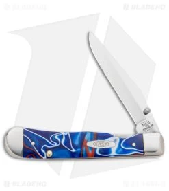 Case Kickstart TrapperLock Assisted Knife 4.1" Patriotic Kirinite (10154AC SS)