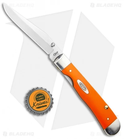 Case Kickstart TrapperLock Assisted Knife Synthetic Orange (4154AC SS) - Image 4