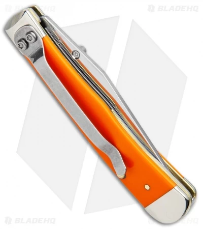 Case Kickstart TrapperLock Assisted Knife Synthetic Orange (4154AC SS) - Image 3
