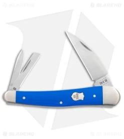 Case Seahorse Whittler Pocket Knife 4" Blue G-10 (10355WH SS)