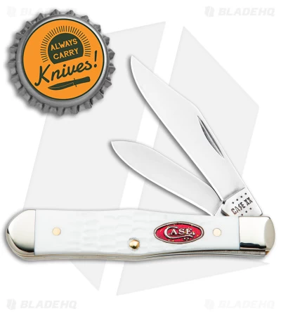 Case Small Swell Center Jack Knife 3" White Synthetic Jig (6225 1/2 SS) - Image 4