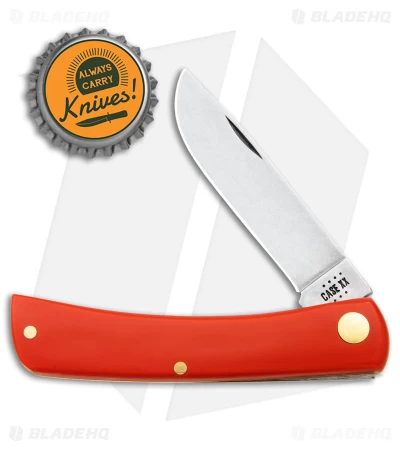 Case Sod Buster Jr Knife 3.625" American Workman Smooth Red Synthetic (4137 CS) - Image 4