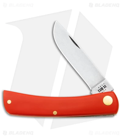 Case Sod Buster Jr Knife 3.625" American Workman Smooth Red Synthetic (4137 CS)