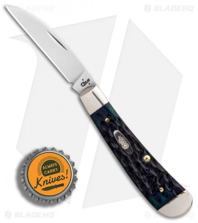 Case Sway Back Pocket Knife 3.125" Hunter Green Jigged Bone (TB61117 SS) 87086 - Image 4