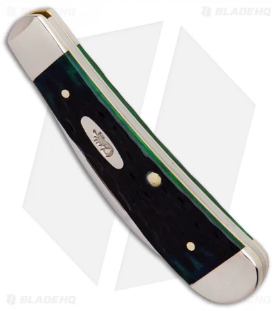 Case Sway Back Pocket Knife 3.125" Hunter Green Jigged Bone (TB61117 SS) 87086 - Image 3