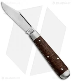 GEC #14 Tidoute Cutlery Boy's Knife 3" Brown Burlap Micarta Blade HQ SFO 141118