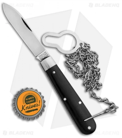 GEC #15 Tidoute Huckleberry Boy's Knife 3.375" Gabon Ebony Wood B&C - Image 4