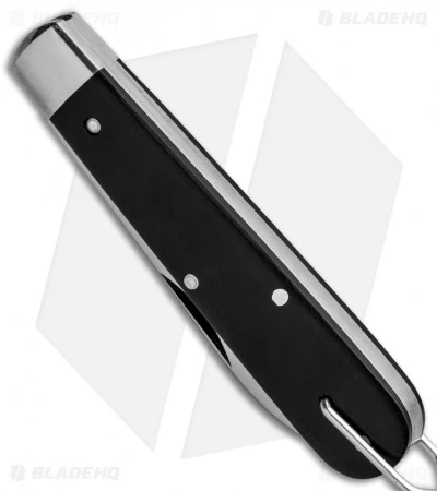 GEC #15 Tidoute Huckleberry Boy's Knife 3.375" Gabon Ebony Wood B&C - Image 2