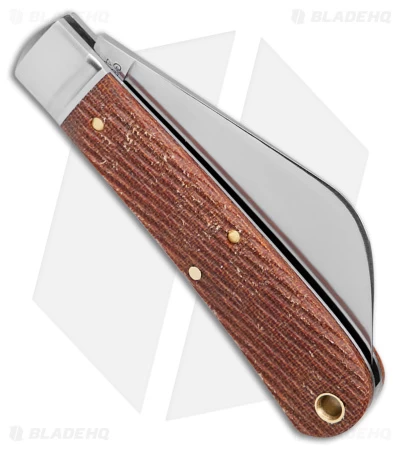 GEC #47 Harvester Pocket Knife Natural Micarta (3.10" Satin) 47P123 - Image 3