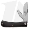 GEC #71 Farm & Field Tool Sudbuster Slip Joint Knife Black Micarta (3" Satin)