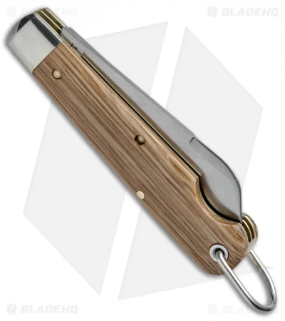 GEC #15 Tidioute Beer Scout Knife Club 3.5" Beer Barrel Oak - Image 3