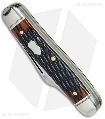 GEC #66 Northfield UN-X-LD Calf Roper Pocket Knife 3.3" Hemlock Jig Bone 661317 - Image 2