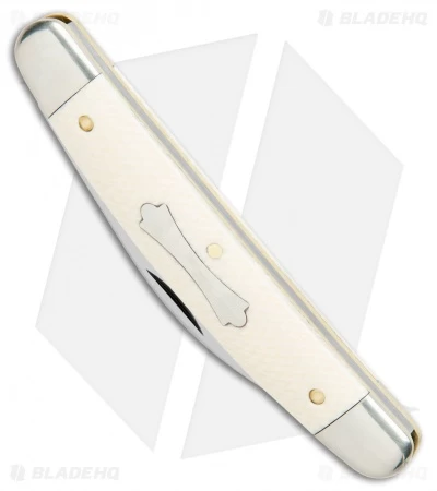 GEC Tidioute Cutlery Easy Pocket Congress Knife 3.75" Unicorn Ivory Acrylic - Image 2