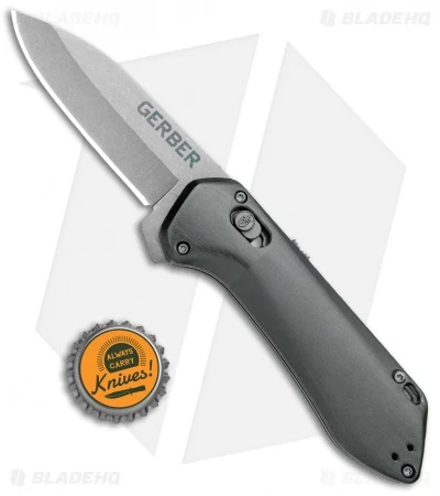 Gerber Highbrow Compact A/O Spring Assisted Knife Gray (2.8" Stonewash) - Image 4