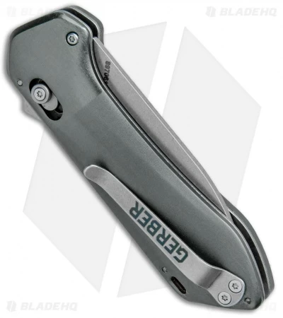 Gerber Highbrow Compact A/O Spring Assisted Knife Gray (2.8" Stonewash) - Image 3