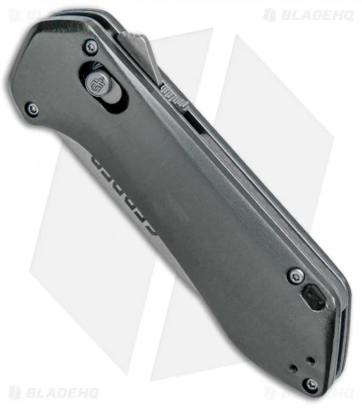 Gerber Highbrow Compact A/O Spring Assisted Knife Gray (2.8" Stonewash) - Image 2