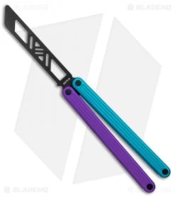 Glidr Arctic Butterfly Trainer Knife Blurple (4.25" Black)