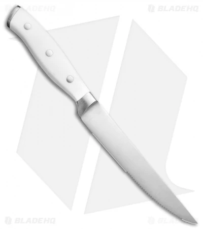 Henckels Forged Accent 4-Piece Steak Knife Set White Polymer - Image 4