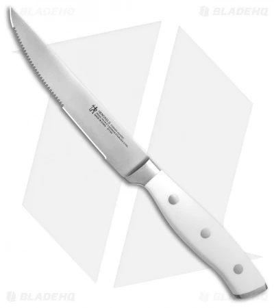 Henckels Forged Accent 4-Piece Steak Knife Set White Polymer - Image 2