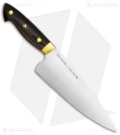 Kramer By Zwilling Euroline 8" Carbon Chef's Knife Grenadile Wood (8" Satin)