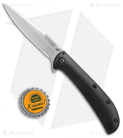 Kershaw Al Mar AM-3 Assisted Opening Knife Black G-10 (3" Satin) - Image 4