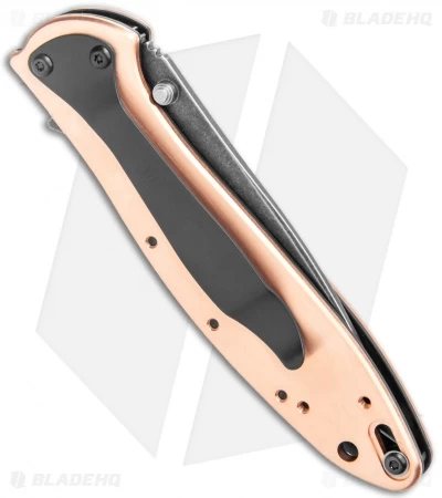 Kershaw Leek Assisted Opening Knife Copper (3" Black SW) 1660CUBW - Image 3