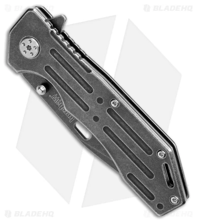 Kershaw Lifter Assisted Opening Flipper Knife (3.5" BlackWash) 1302BW - Image 2