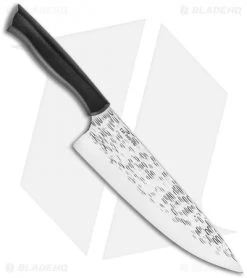 KAI Inspire 8" Hammered Chef's Kitchen Knife Black